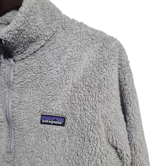 Patagonia Gray1/4-Zip Fleece Pullover Los Gatos Size Large - Picture 3 of 8